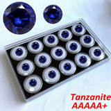 Large Tanzanite Sapphire Round Shape AAAA+ 11.0mm Loose Gemstone DIY Jewelry