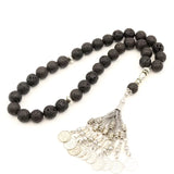 Large Tasbih Volcanic Rock Beige Sbaha Muslim Bracelet