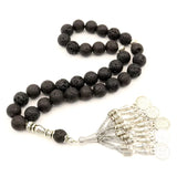Large Tasbih Volcanic Rock Beige Sbaha Muslim Bracelet