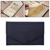 Travel Jewelry Organizer Case Zipper Pockets Necklaces Earrings Rings Watches