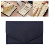Travel Jewelry Organizer Case Zipper Pockets Necklaces Earrings Rings Watches