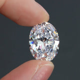 Large Unheated Sapphire 15x20mm Oval Cut VVS1 Loose Gemstone