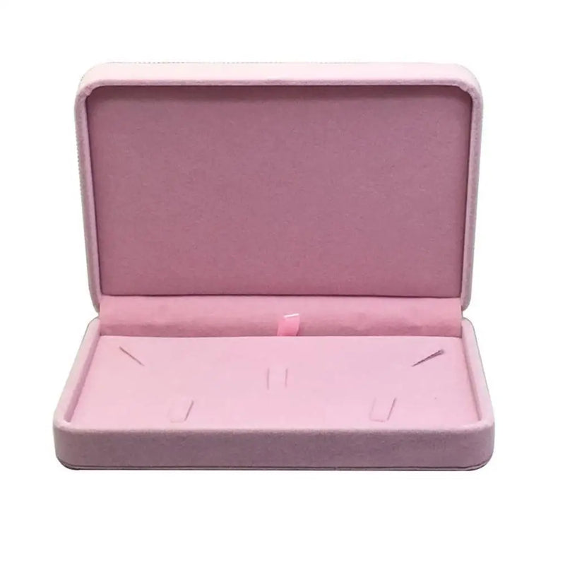 Velvet Jewelry Set Box Wedding Ring Gift Organizer Display Box