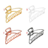 Alloy Rose Hair Claws Hair Clips Girls Hairpins Crab Claws Hair Jewelry