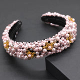 Crystal Flower Headband Hand-Woven Hair Accessories