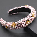 Crystal Flower Headband Hand-Woven Hair Accessories