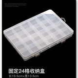 Large-capacity Storage Box Loose Beads DIY Materials Multi-grid Nail Drill Box