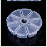 Large-capacity Storage Box Loose Beads DIY Materials Multi-grid Nail Drill Box