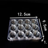 Large-capacity Storage Box Loose Beads DIY Materials Multi-grid Nail Drill Box