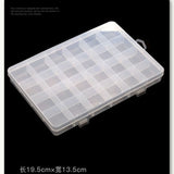 Large-capacity Storage Box Loose Beads DIY Materials Multi-grid Nail Drill Box