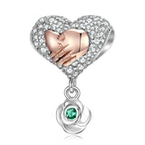 925 Sterling Silver Beads Magic Charms Mother's Necklace Bracelet DIY Beads