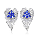 Statement Leaf Earrings for Women - Large Antique Drop Earrings