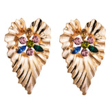 Statement Leaf Earrings for Women - Large Antique Drop Earrings