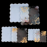 Square Wave DIY Silicone Mold for Epoxy Resin Jewelry Cake Fondant