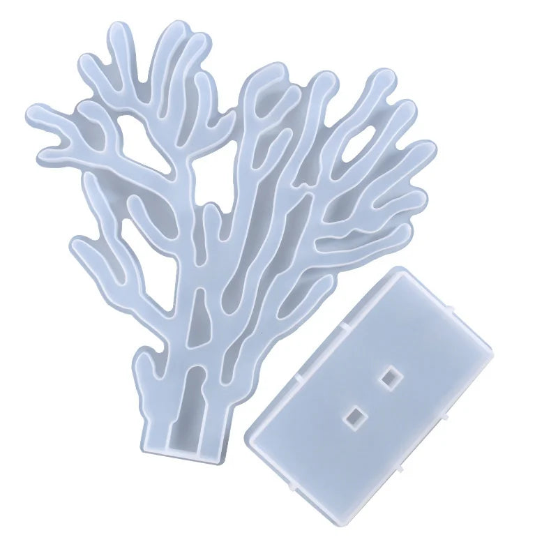 Coral Silicone Mold for Epoxy Resin - 3 Sizes