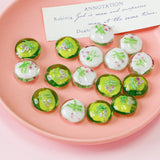 Hand-painted Sandwich Pattern Japanese Glass Beads DIY Jewelry Material