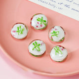 Hand-painted Sandwich Pattern Japanese Glass Beads DIY Jewelry Material