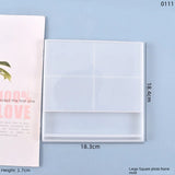 Square Silicone Mold for Epoxy Resin Photo Album Frame Accessories