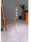 Large Sun Catcher Moon Crystal Wall Decor