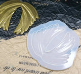 Large Wing Mirror Silicone Mold Crystal Drip Shell DIY Stand