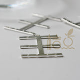 Brass Pendant with Multiple Holes - 43x29mm