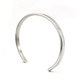 Engravable Steel Cuff Bangle Bracelet for Women