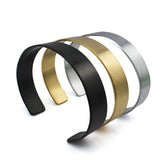 Stainless Steel Laser Bracelet Open Bangle Cuff