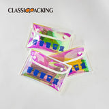 Colorful Laser Wash Bag TPU Travel Storage Waterproof Cosmetic Bag