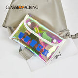 Colorful Laser Wash Bag TPU Travel Storage Waterproof Cosmetic Bag