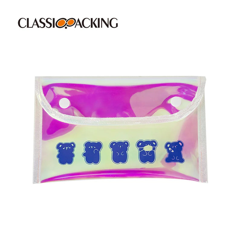 Colorful Laser Wash Bag TPU Travel Storage Waterproof Cosmetic Bag
