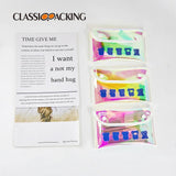 Colorful Laser Wash Bag TPU Travel Storage Waterproof Cosmetic Bag