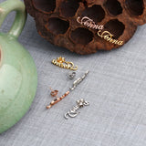 Custom Name Earrings for Women Cursive Nameplate Stud Earring Gift