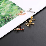 Custom Name Earrings for Women Cursive Nameplate Stud Earring Gift