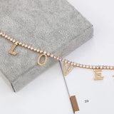 Lateefah CZ Necklace Personality Name Necklace, Custom Name Necklace