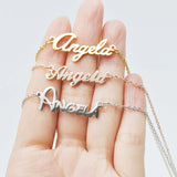 Lateefah Name Necklace Stainless Steel for Women Girls Pendant Chain