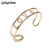 Personalized Name Man Bangle with Zicorn Letter Bracelet