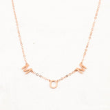 Lateefah Letters Necklace for Women Stainless Steel Nameplate Joy