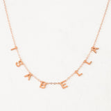 Lateefah Letters Necklace for Women Stainless Steel Nameplate Joy