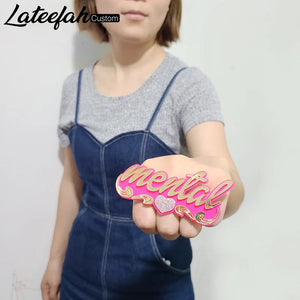 Lateefah Vertical Name Rings for Women