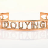 Zirconl Initial Charm Bracelet for Women - Couple Gift