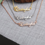 Lateefah Women Anklet Bracelet Foot Jewelry Stainless Steel Letter Chain Anklets