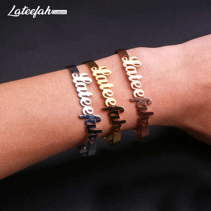 Lateefah Personalized Name Bracelet for Men and Women