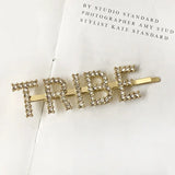 Lateefah Rhinestone Hairpins Tiara Hair Clips Barrettes for Women Girls