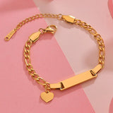 Personalized Name Baby ID Bracelet Crown Bracelet Gift