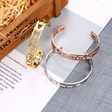 Lateefah Stainss Personality Cuff Bangles for Women