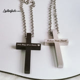 Personalized Stainless Steel Name Necklaces Cross Necklace