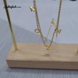 Lateefah Stainless Steel Number Necklace for Women Girls