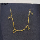 Lateefah Stainless Steel Number Necklace for Women Girls