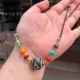 Class A Heavenly Beads Agate DIY Necklace Real Lady Fine Jewelry