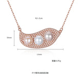 925 Silver Freshwater Pearl Pendant Necklace